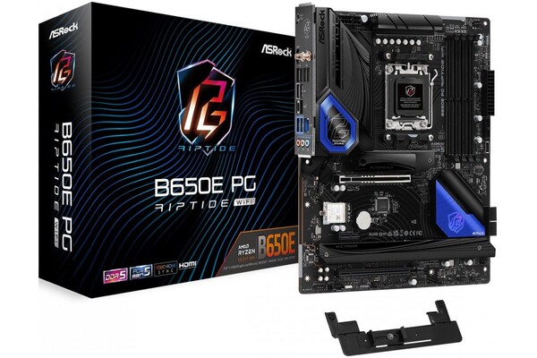Płyta główna ASrock B650E Phantom Gaming Riptide WiFi Socket AM5 AMD B650E DDR5 ATX