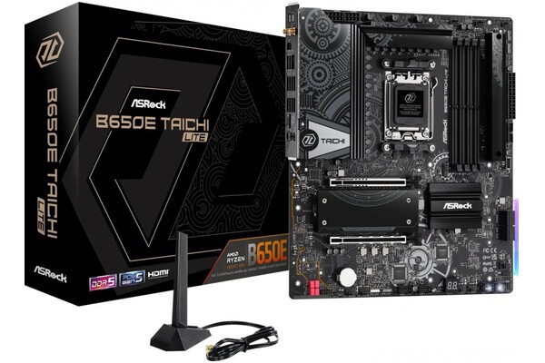Płyta główna ASrock B650E Taichi Lite Socket AM5 AMD B650E DDR5 Extended ATX