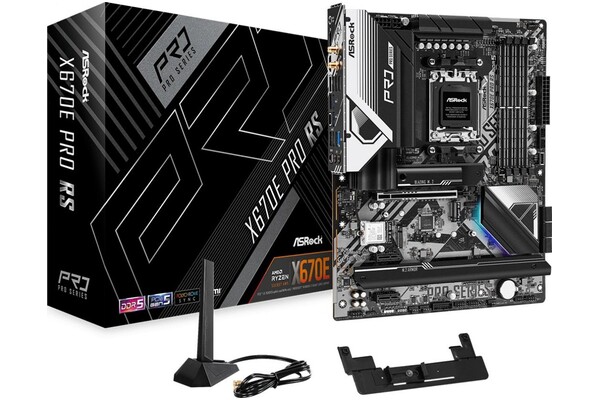 Płyta główna ASrock X670E Pro RS Socket AM5 AMD X670E DDR5 ATX