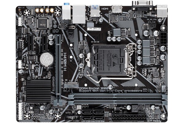 Płyta główna GIGABYTE H410MH Socket 1200 Intel H410 DDR4 microATX