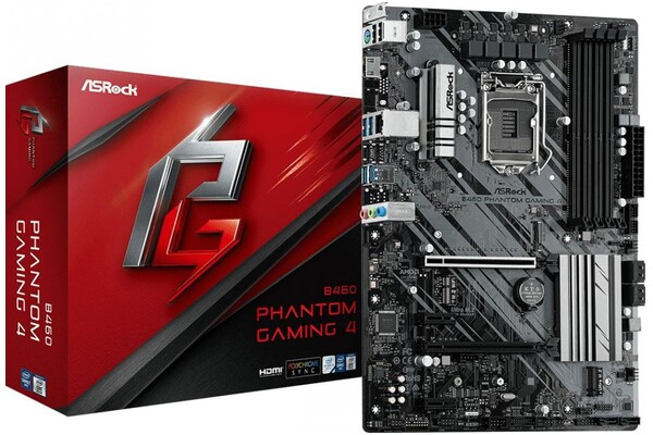 Płyta główna ASrock B460 Phantom Gaming 4 Socket 1200 Intel B460 DDR4 ATX