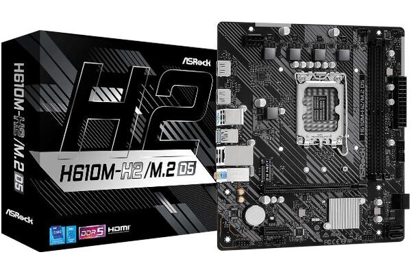 Płyta główna ASrock H610M Socket 1700 Intel H610 DDR5 microATX