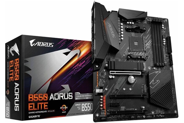 Płyta główna GIGABYTE B550 Aorus Elite Socket AM4 AMD B550 DDR4 ATX