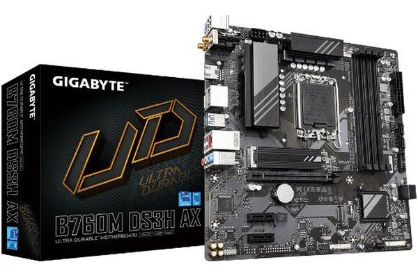 Płyta główna GIGABYTE B760MDS3H Socket 1700 Intel B760 DDR5 microATX