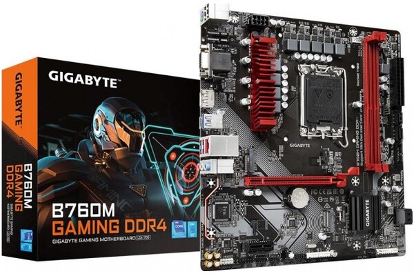 Płyta główna GIGABYTE B760M Gaming Socket 1700 Intel B760 DDR4 microATX