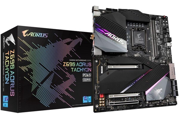 Płyta główna GIGABYTE Z690 Aorus Tachyon Socket 1700 Intel Z690 DDR5 Extended ATX