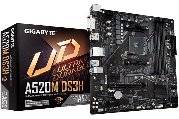 Płyta główna GIGABYTE A520MDS3H Socket AM4 AMD A520 DDR4 microATX