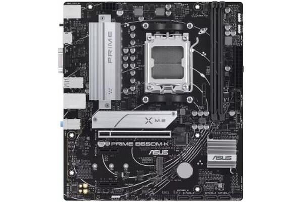 Płyta główna ASUS B650M-K Prime Socket AM5 AMD B650 DDR5 microATX