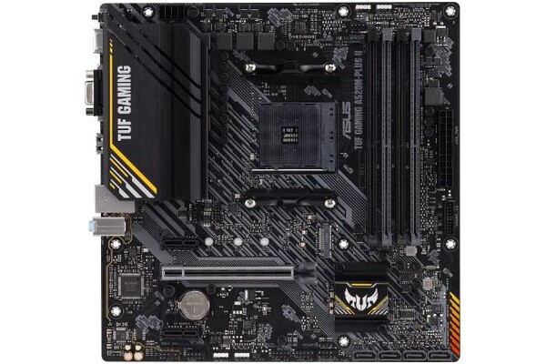 Płyta główna ASUS A520M Plus II TUF Gaming Socket AM4 AMD A520 DDR4 microATX