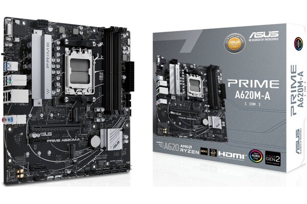 Płyta główna ASUS A620M-A CSM Prime Socket AM5 AMD A620 DDR5 microATX