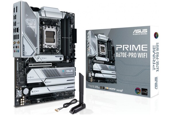 Płyta główna ASUS X670E Pro Prime WiFi Socket AM5 AMD X670E DDR5 ATX
