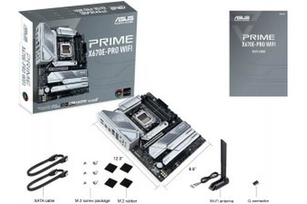 Płyta główna ASUS X670E Pro Prime WiFi Socket AM5 AMD X670E DDR5 ATX
