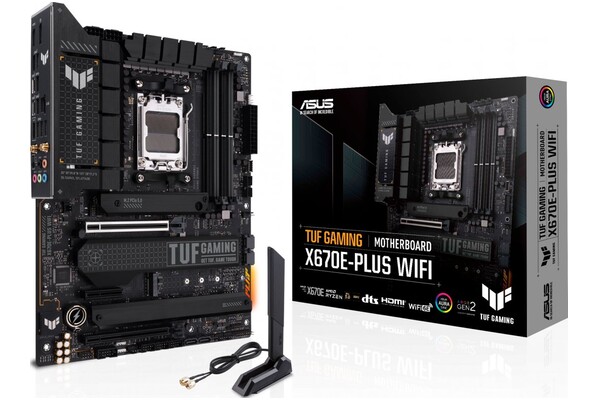 Płyta główna ASUS X670E Plus TUF Gaming WiFi Socket AM5 AMD X670E DDR5 ATX
