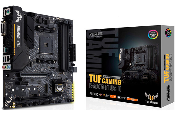 Płyta główna ASUS B450M Plus II TUF Gaming Socket AM4 AMD B450 DDR4 microATX
