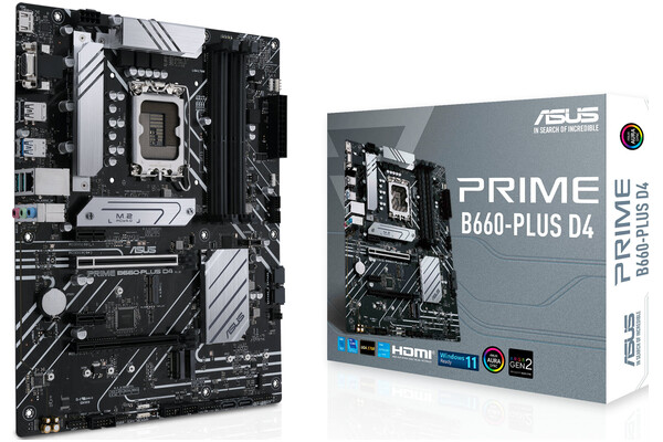Płyta główna ASUS B660 Plus Prime Socket 1700 Intel B660 DDR4 ATX