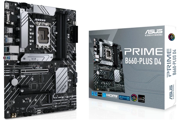 Płyta główna ASUS B660 Plus Prime Socket 1700 Intel B660 DDR4 ATX