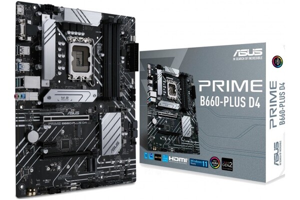 Płyta główna ASUS B660 Plus Prime D4 Socket 1700 Intel B660 DDR4 ATX