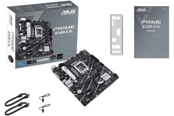 Płyta główna ASUS B760M-K Prime D4 Socket 1700 Intel B760 DDR4 microATX