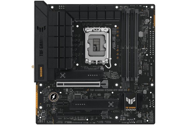 Płyta główna ASUS B760M BTF TUF Gaming D4 WiFi Socket 1700 Intel B760 DDR4 microATX
