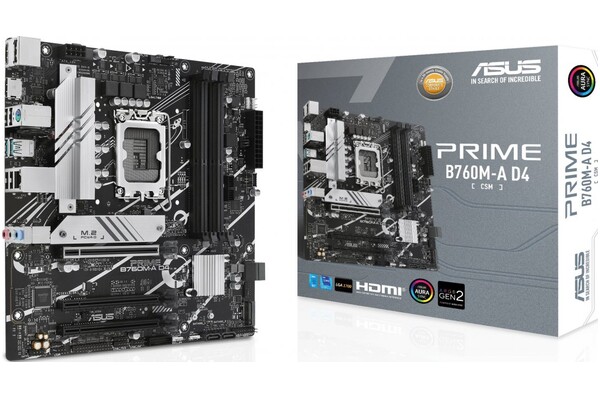 Płyta główna ASUS B760M-A CSM Prime Socket 1700 Intel B760 DDR4 microATX