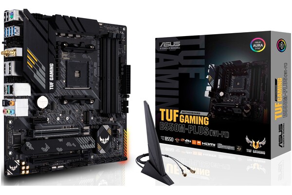 Płyta główna ASUS B550M Plus TUF Gaming WiFi Socket AM4 AMD B550 DDR4 microATX
