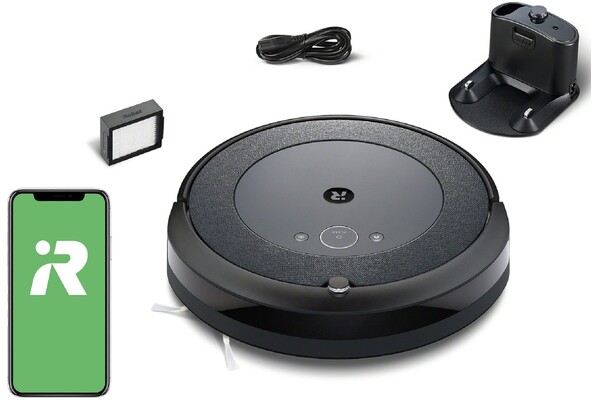 Odkurzacz iRobot I3 Roomba (i3154) robot sprzątający z pojemnikiem czarny