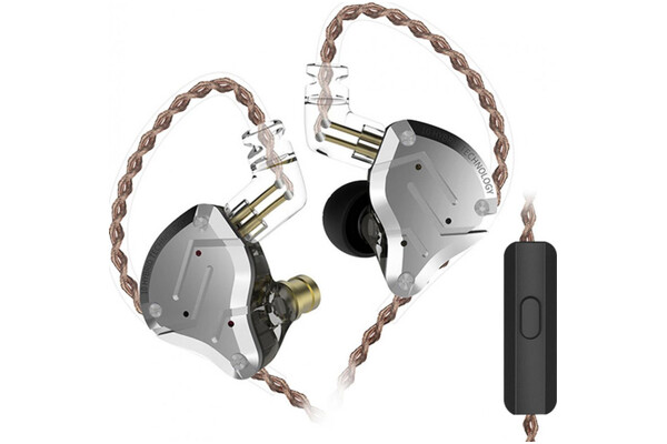 Słuchawki KZ ZS10 Pro Dokanałowe Przewodowe czarny