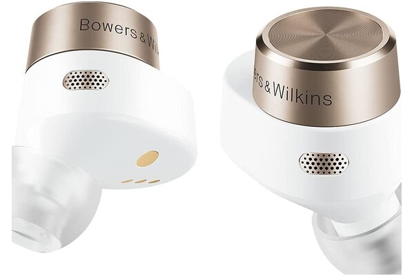 Słuchawki BOWERS & WILKINS PI7 Dokanałowe Bezprzewodowe biało-złoty