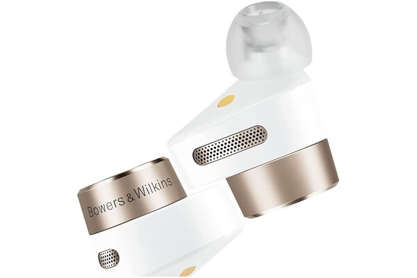Słuchawki BOWERS & WILKINS PI7 Dokanałowe Bezprzewodowe biało-złoty