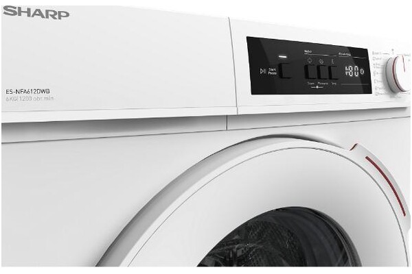 Pralka Sharp ESNFA612DWBPL 6kg 1200obr./min
