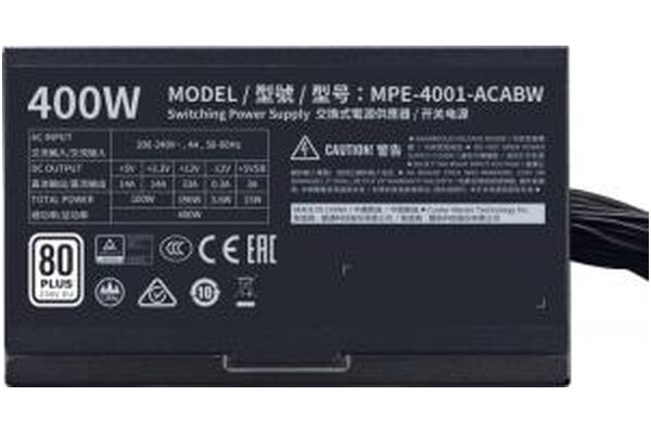 COOLER MASTER MPE-4001-ACABW-EU MWE V2 400W ATX