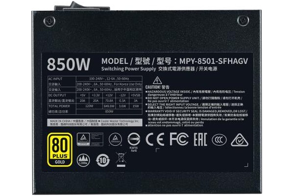 COOLER MASTER MPY-8501-SFHAGV-EU V850 850W SFX