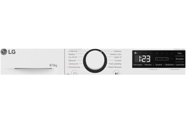 Pralko-suszarka LG F2D85500W 8.0kg 1200obr./min
