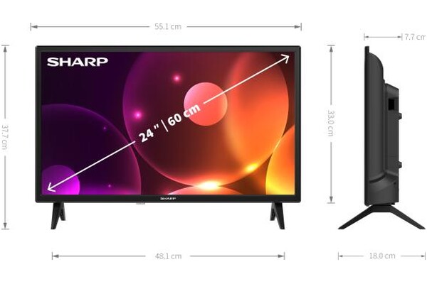 Telewizor Sharp 24FA2E 24" HD Ready