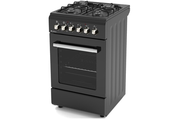 Kuchnia Smith&Brown SFESC411BPY22 płyta gazowa, piekarnik elektryczny