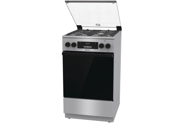 Kuchnia Hisense HKS5D70XMPF płyta gazowa, piekarnik elektryczny