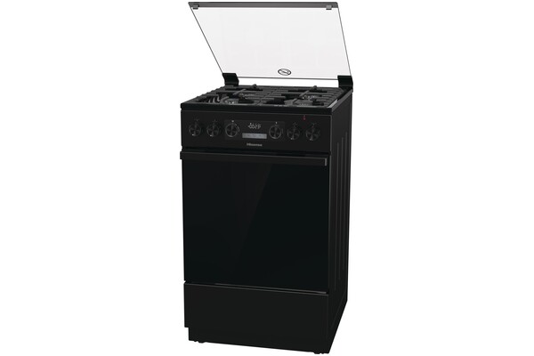 Kuchnia Hisense HKS5D70BMPF płyta gazowa, piekarnik elektryczny