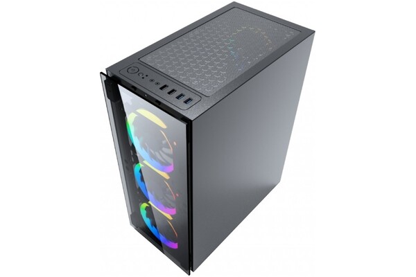 Obudowa PC Gembird CCCFC1500RGB Fornax 1500 Midi Tower czarny
