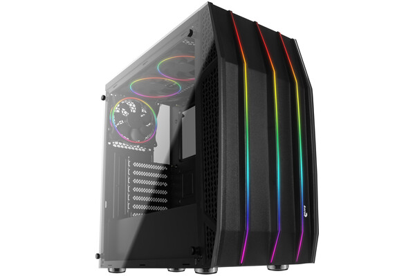 Obudowa PC Aerocool Klaw Midi Tower czarny