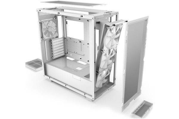 Obudowa PC NZXT H71E Elite Midi Tower biały