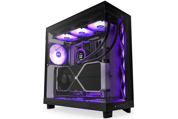 Obudowa PC NZXT H61F Flow Midi Tower czarny