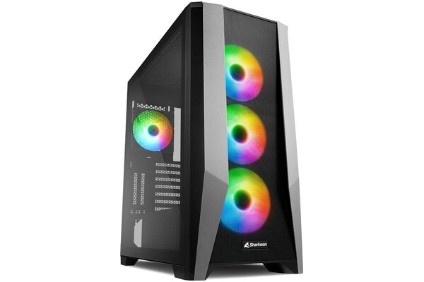 Obudowa PC Sharkoon TG7M Midi Tower czarno-szary