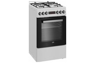 Kuchnia Beko FSE52332DWDS płyta gazowa, piekarnik elektryczny