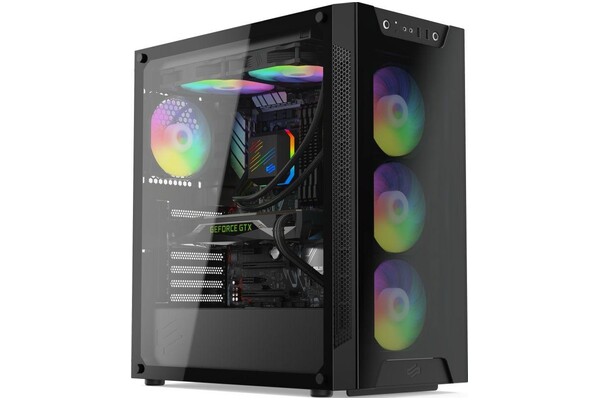 Obudowa PC SilentiumPC AR6X Armis Evo TG Midi Tower czarny