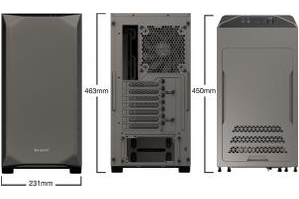 Obudowa PC be quiet! Pure Base 500 Midi Tower szary