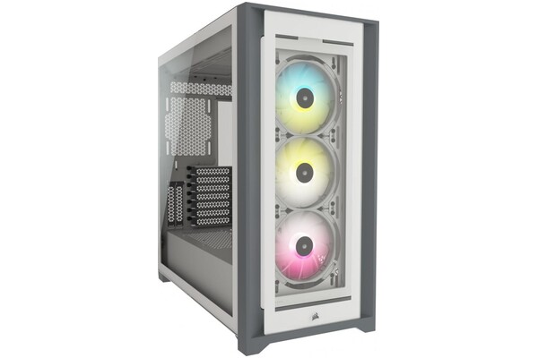 Obudowa PC CORSAIR 5000X iCue Midi Tower biały