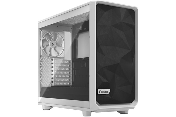 Obudowa PC Fractal Design Meshify 2 Lite TG Clear Midi Tower biały