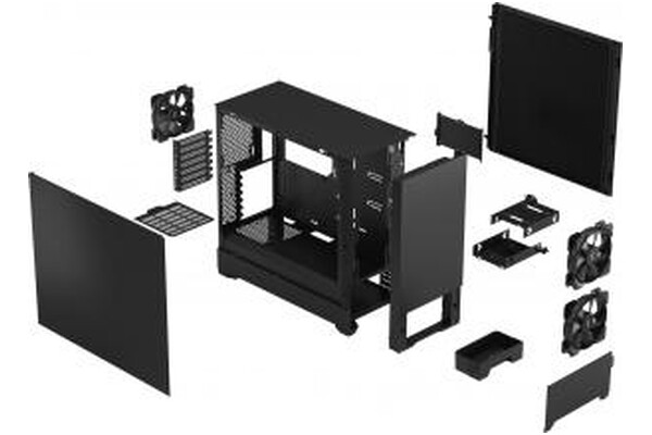 Obudowa PC Fractal Design Pop Silent Solid Midi Tower czarny