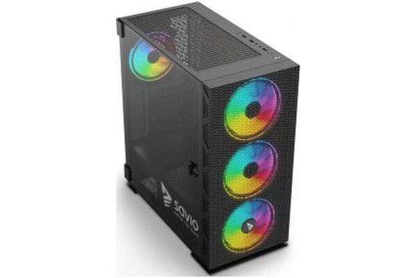 Obudowa PC SAVIO Raptor X1 Midi Tower czarny