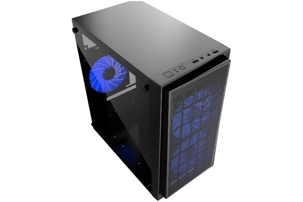 Obudowa PC Gembird Fornax 950B Mini Tower czarno-niebieski